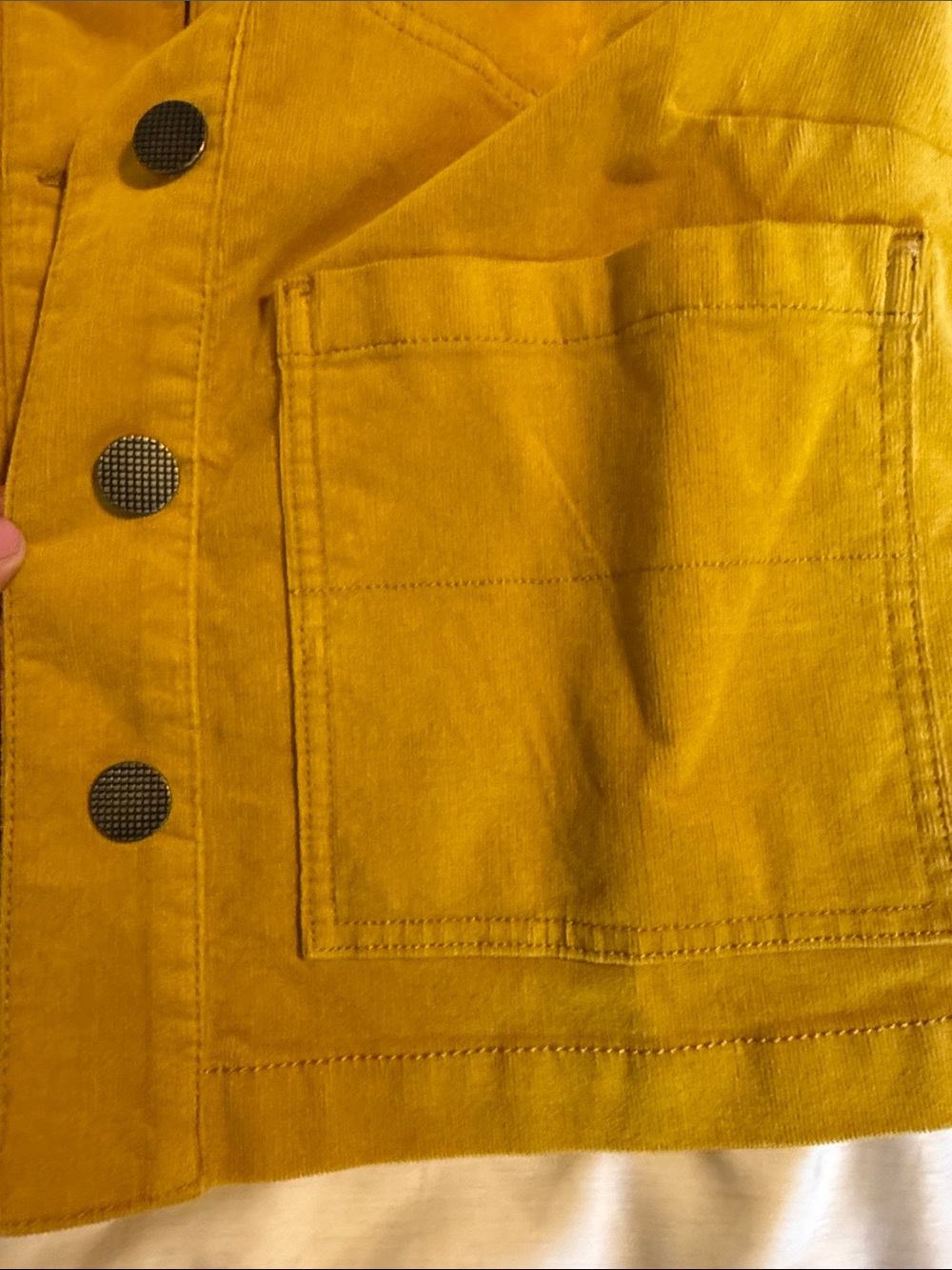 CAbi Mustard Yellow Corduroy Jacket - Picture 3 of 6
